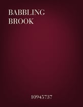Babbling Brook piano sheet music cover